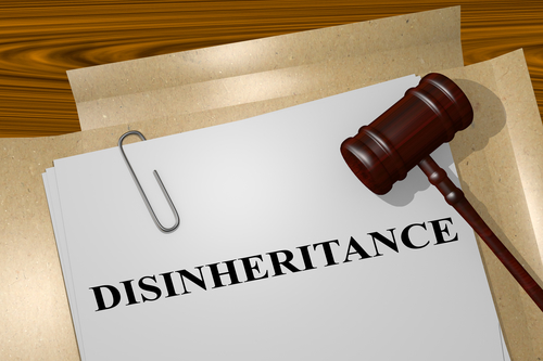 Disinheritance - legal concept