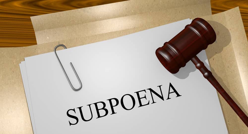 subpoena